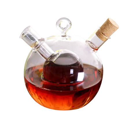 Oil and vinegar glass bottle