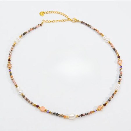 Semiprecious stone necklace