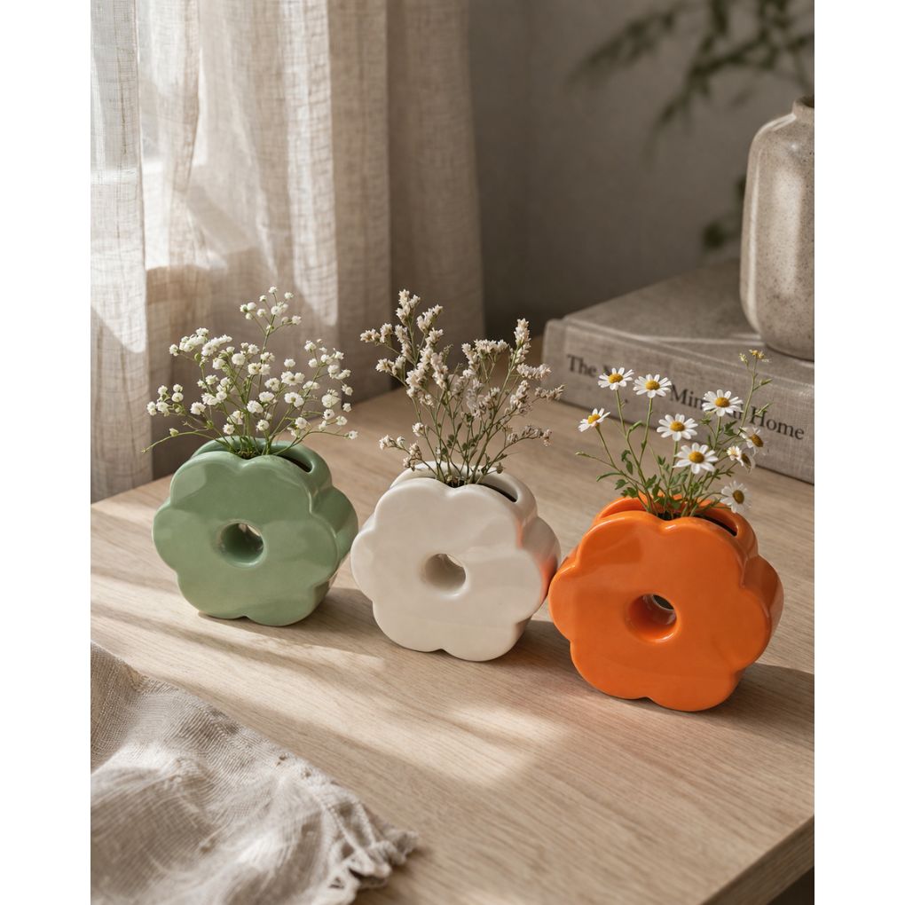 Κεραμικό Βαζάκι Λουλούδι - Image 2