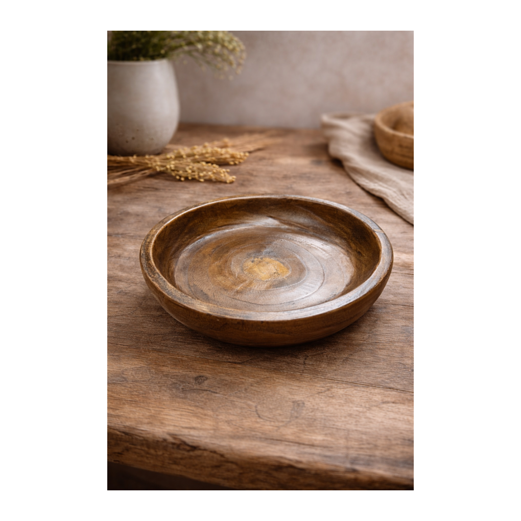 Ξύλινο μπολ-πιάτο - Image 2