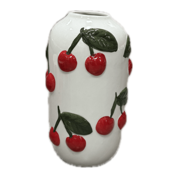 Κεραμικό Βάζο με Κεράσια